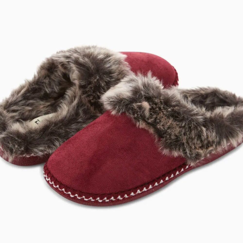 FLOOPI Women's Soft Faux Fur Shoes Clogs Slippers NEW Sz 5 Size 6